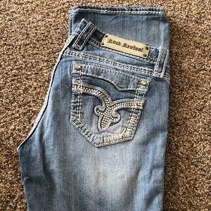 Rock Revival Vivian Boot Light Wash Jean